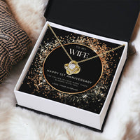 1 Year Anniversary Gift For Wife  1 Year Anniversary Gifts  1 Year Wedding Anniversary Gift Ideas  1St Wedding Anniversary Gift F(4) Love Knot Necklace