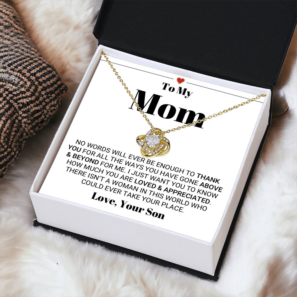 Heartwarming Mother's Day Gift Love Knot Necklace
