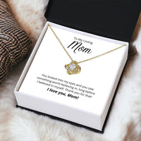 Thank You For Believing In Me 💐 1 Love Knot Necklace