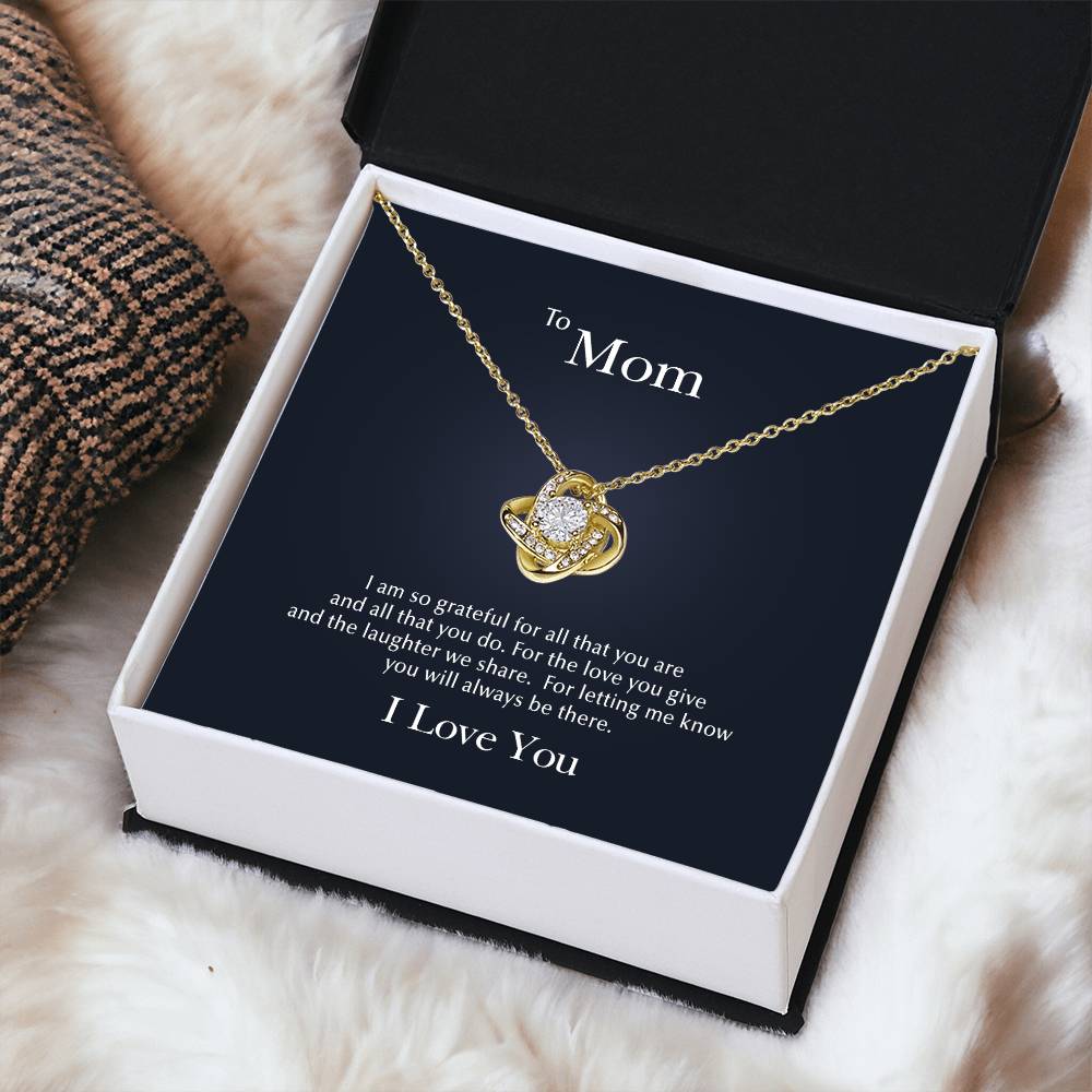 All That You Are Love Knot Necklace