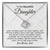 Gift For Daughter - The Greater The Storm Love Dad Necklace Love Knot Necklace