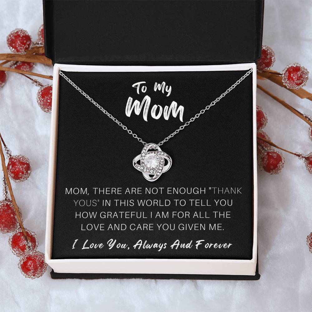 Mother's Day Happy Birthday Or Just To Say Mom I Love You - 19 Love Knot Necklace