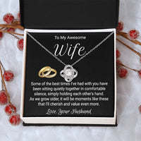 Necklace For Wife From Husband - Love Knot Love Knot Necklace