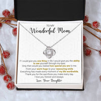 Gift For Mom - Every Moment - Love Knot Love Knot Necklace