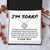 Sorry Apology Necklace 7 Love Knot Necklace