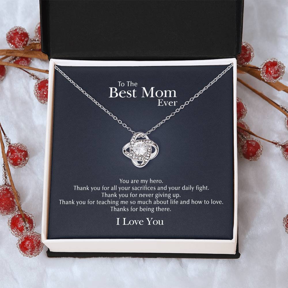 My Hero Love Knot Necklace