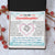 To My Granddaughter Necklace From Grandma Love Knot Necklace