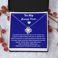 Gift For Bonus Mom - Loveknotnecklace 1 Love Knot Necklace