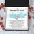 Gift For Mom - The Greatest M Love Knot Necklace