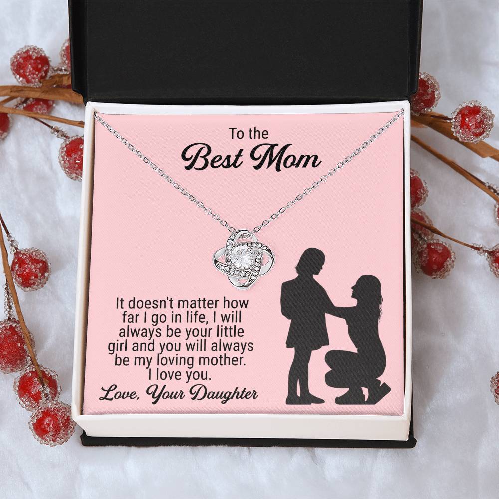 Mothers Day Gift Idea Mothers Day Necklaces For Mom From Daughter Mothers Day Gift From Daughter Gifts For Mom Birthday Love Knot Necklace