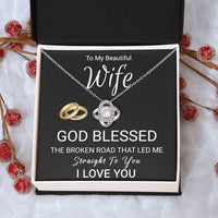 Christian Gift For Wife - Love Knot Necklace Love Knot Necklace