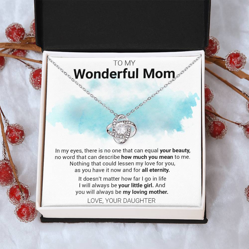 Gift For Mom - My Love Fo Love Knot Necklace