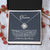 Granddaughter Gift From Grandparents Necklace For Granddaughter Love Knot Necklace