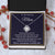 To My Amazing Mom Unique Necklace With A Special Message Card. A Great Gift For A Loved Mom Love Knot Necklace