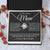 To My Caring Mom Love Knot Necklace