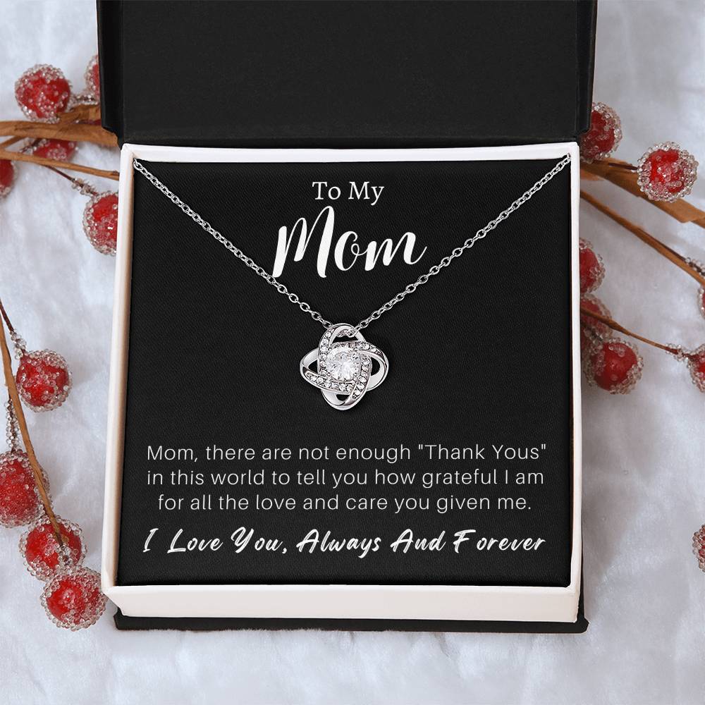 Mother's Day Or Just To Say I Love You - Love Knot Necklace - 22 Love Knot Necklace