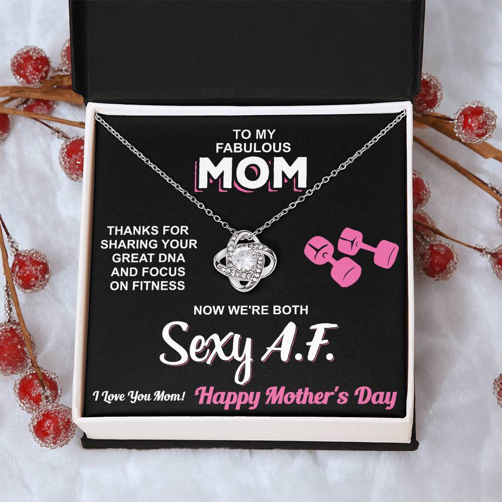 Unbreakable Bond Necklace Love Knot Necklace