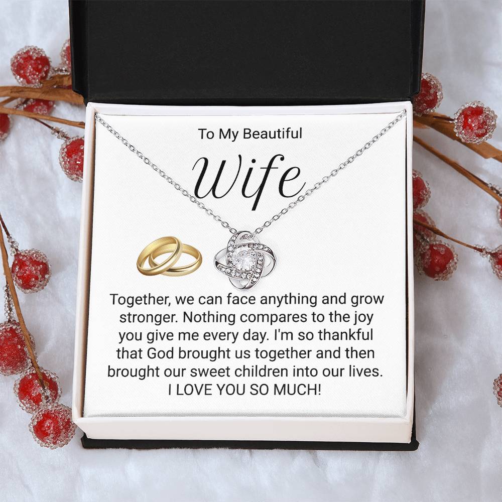 Meaningful Jewelry For Wife - Love Knot Necklace Love Knot Necklace