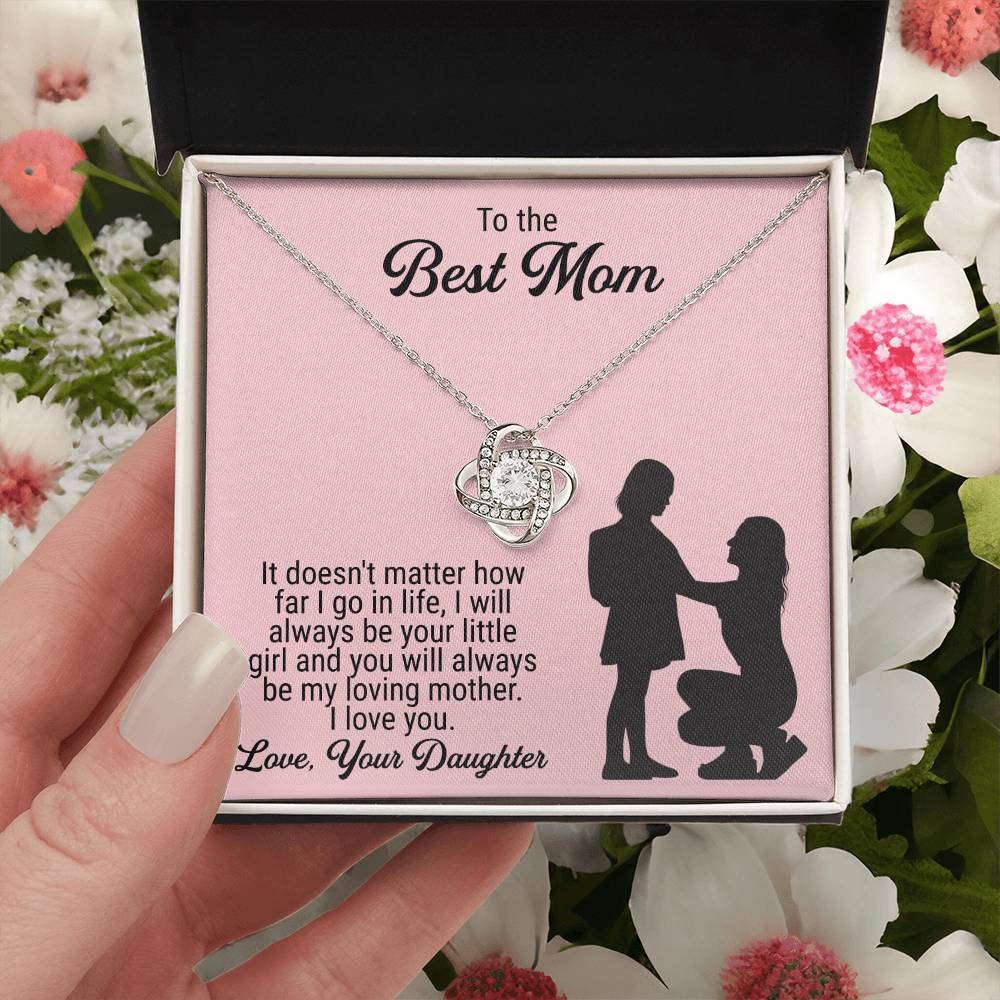 Mothers Day Gift Idea Mothers Day Necklaces For Mom From Daughter Mothers Day Gift From Daughter Gifts For Mom Birthday Love Knot Necklace