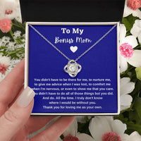 Gift For Bonus Mom - Loveknotnecklace 1 Love Knot Necklace