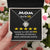 To Mom Gift Necklace With Message Card Five Star Review For Mom Mother's Day Gift Necklace Mom Birthday Gift Ne Love Knot Necklace