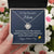 To My Beautiful Mom Gift Necklace Mother's Day Message Card Necklace For Mom To Mom From Daughter Gift To Mom From Son Gift Ne Love Knot Necklace