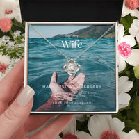 1 Year Anniversary Gift For Wife 1 Year Anniversary Gifts 1 Year Wedding Anniversary Gift Ideas 1St Wedding Anniversary Gift F(1) Love Knot Necklace