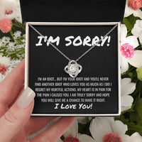 Sorry Apology Necklace 10 Love Knot Necklace