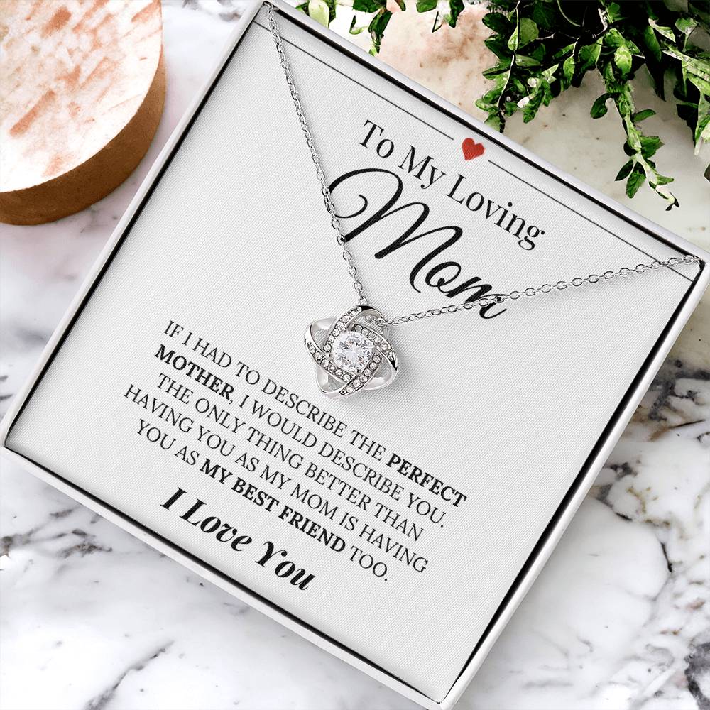 Heartlfelt Mother&#39;s Day Gift Love Knot Necklace
