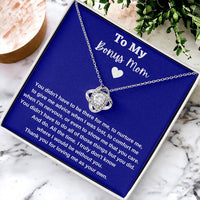 Gift For Bonus Mom - Loveknotnecklace 1 Love Knot Necklace