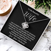 Gift For Wife Birthday - Love Knot Necklace Love Knot Necklace