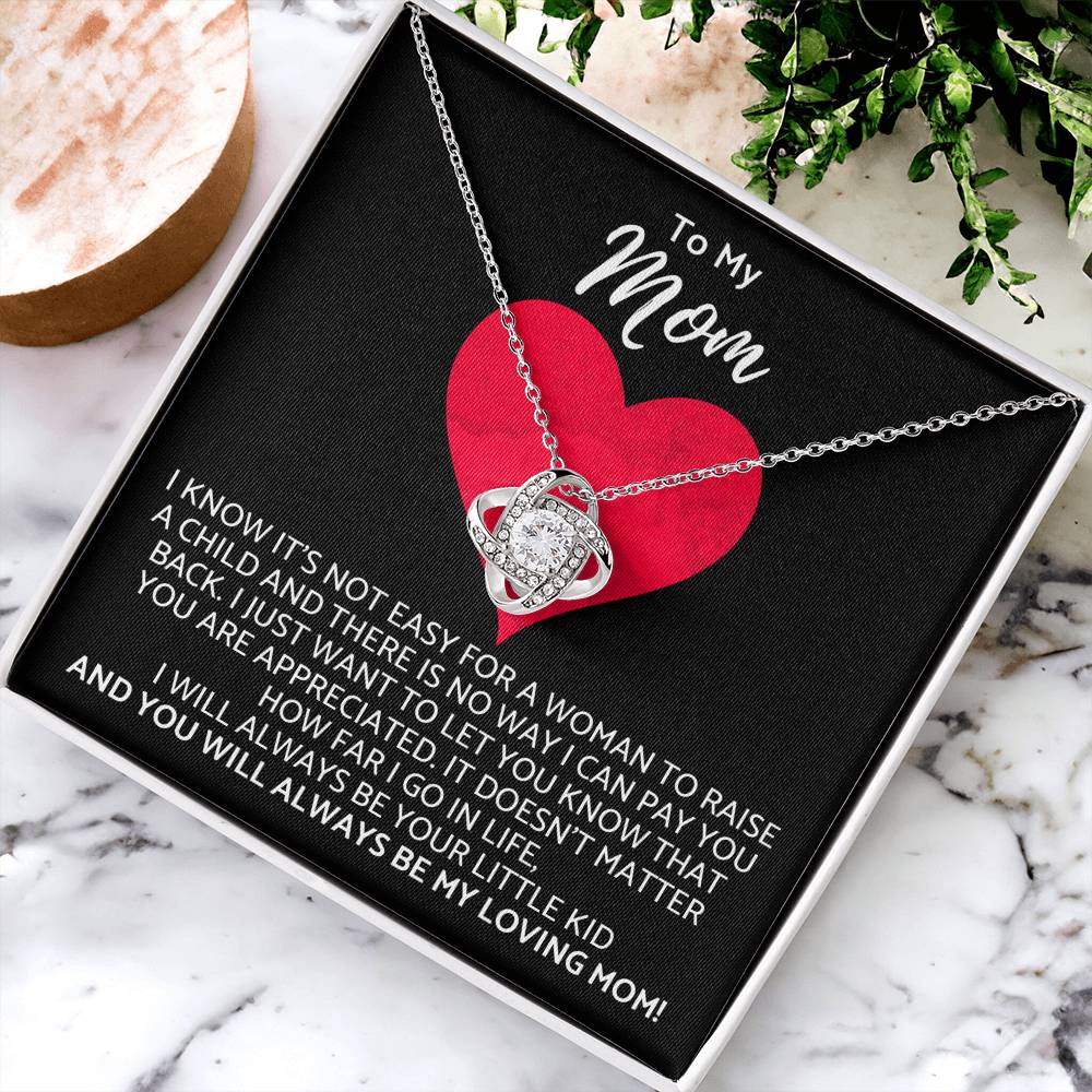 Premium Mother's Day Necklace Customize Gift For Your Loving Mom! ❤️ Love Knot Necklace