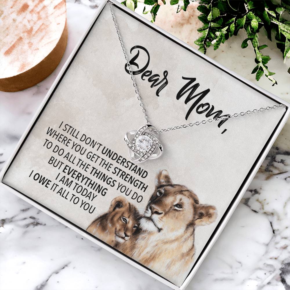 Perfect Mother&#39;s Day Gift 2 Love Knot Necklace