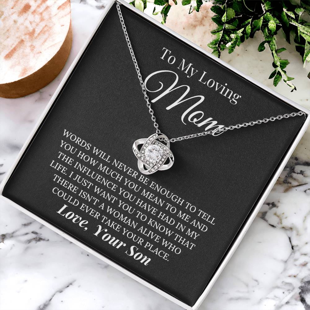 Heartfelt Mother&#39;s Day Gift For Mom Love Knot Necklace 1