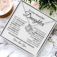 Heartfelt Mother's Day Gift For Daughter 5 Love Knot Necklace