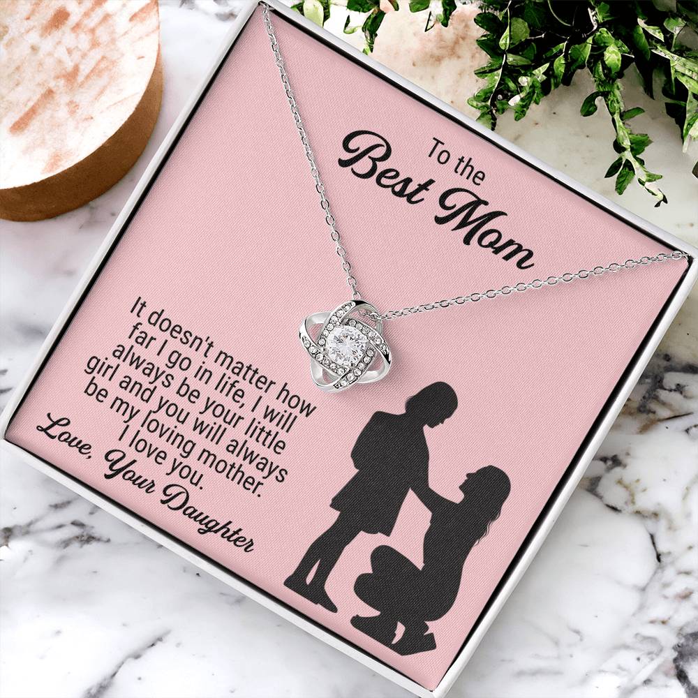 Mothers Day Gift Idea Mothers Day Necklaces For Mom From Daughter Mothers Day Gift From Daughter Gifts For Mom Birthday Love Knot Necklace