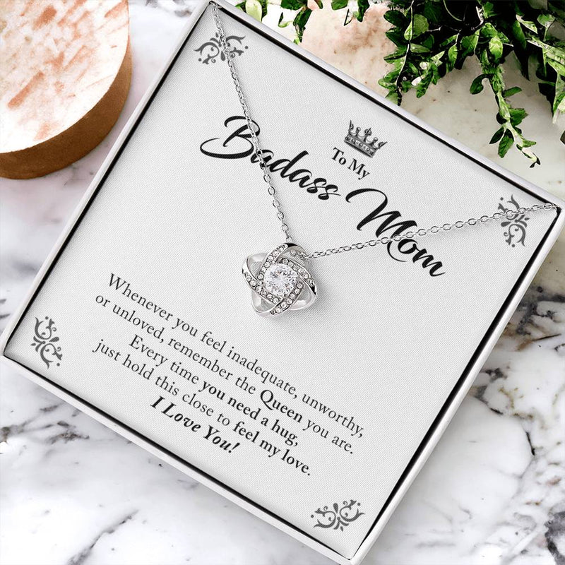 To My Badass Mom - Love Knot Neckalce Love Knot Necklace