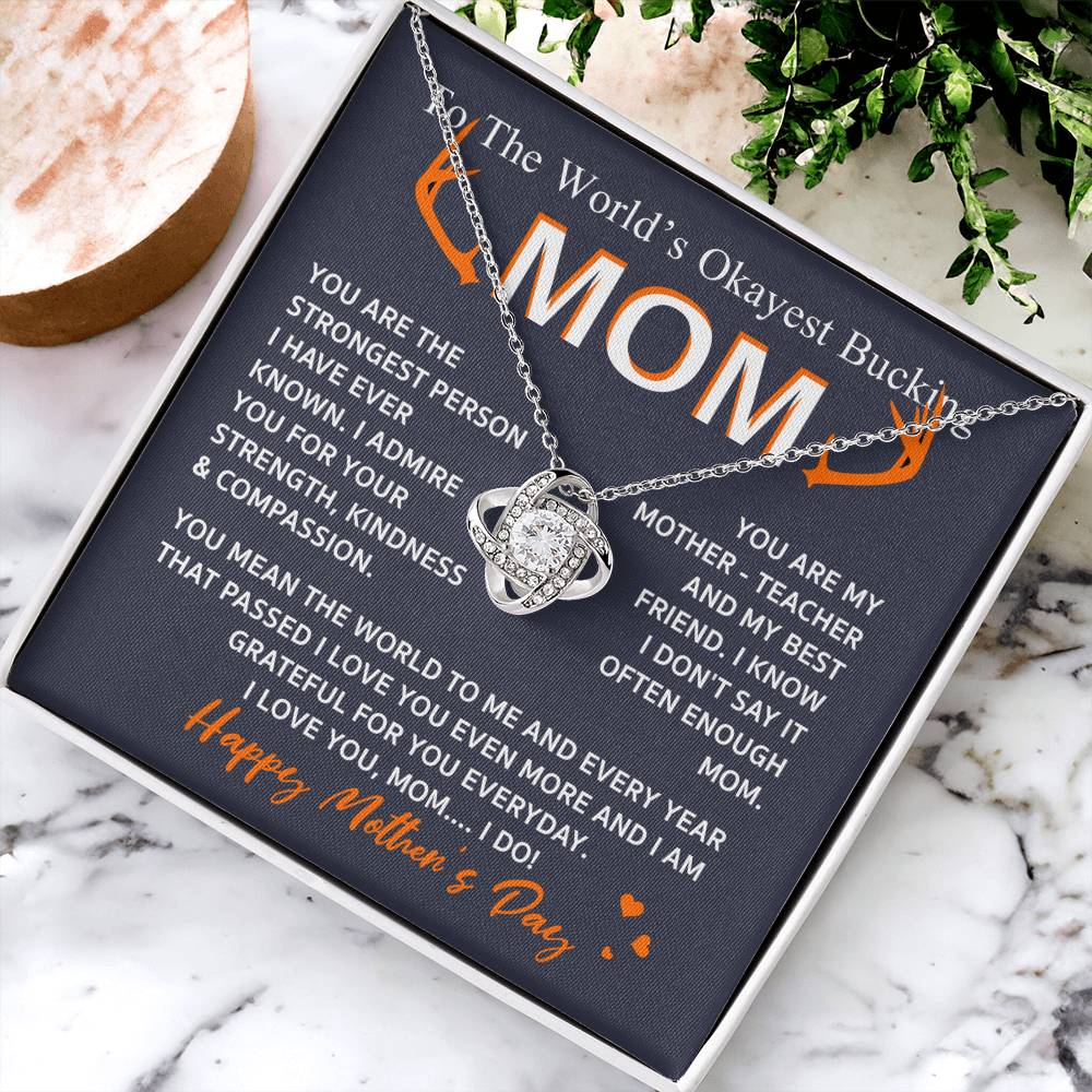 Hilarious Mother&#39;s Day Necklace Love Knot Necklace