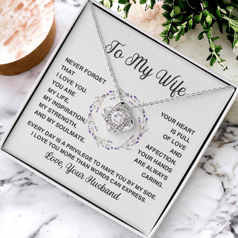 Delivery By Mother&#39;s Day Wf029   Gift Fo Love Knot Necklace
