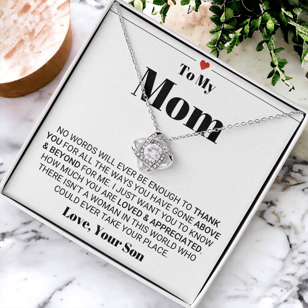 Heartwarming Mother's Day Gift Love Knot Necklace