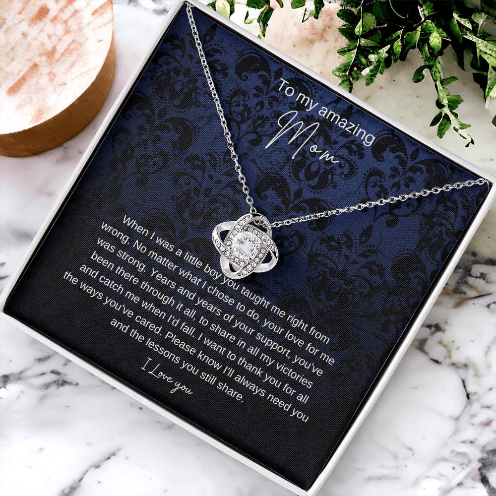 To My Amazing Mom - Loveknotnecklace Love Knot Necklace