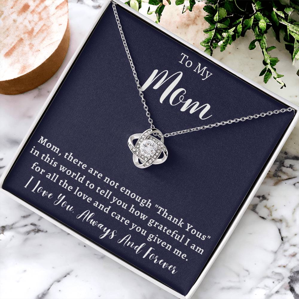 Mother's Day Or Just To Say I Love  Love Knot Necklace