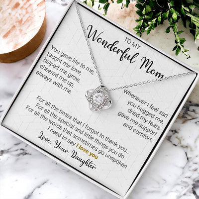 Gift For Mom - Little Things - Love Knot Love Knot Necklace