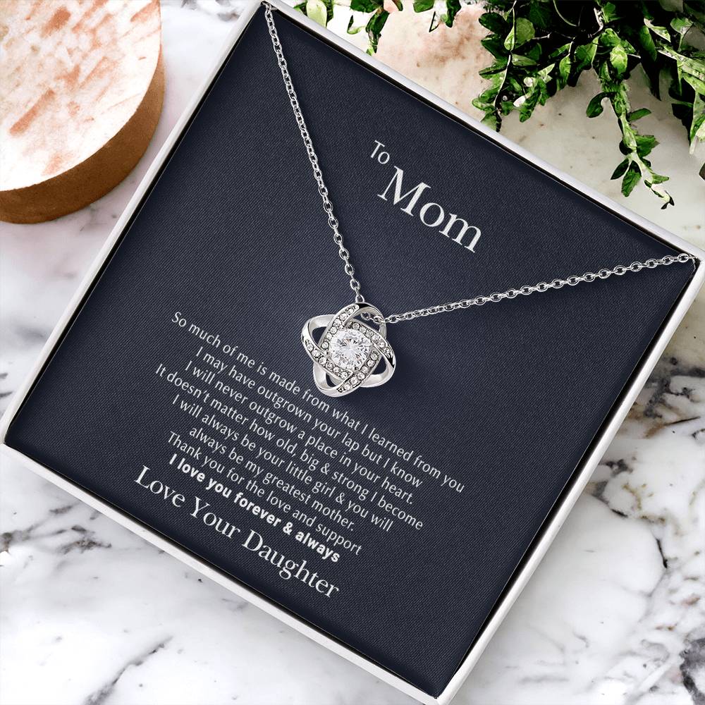 Learned From You Love Knot Necklace