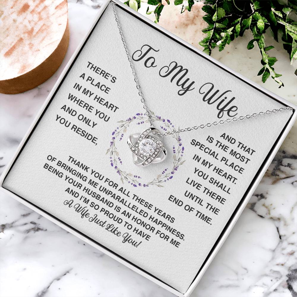 Delivery By Mother&#39;s Day Wf030   Gift Fo Love Knot Necklace