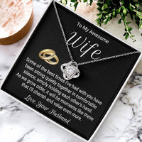 Necklace For Wife From Husband - Love Knot Love Knot Necklace