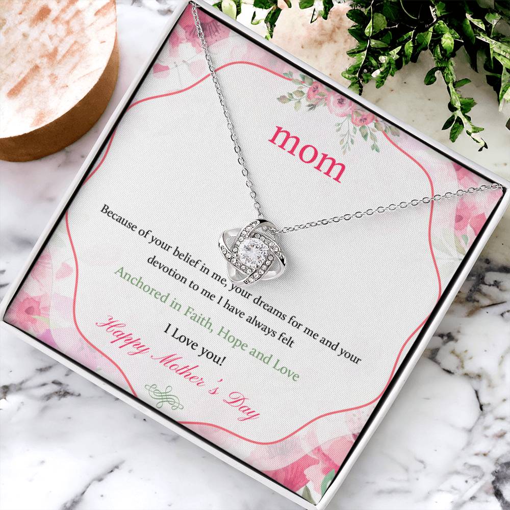 Mother&#39;s Day Love Knot Necklace