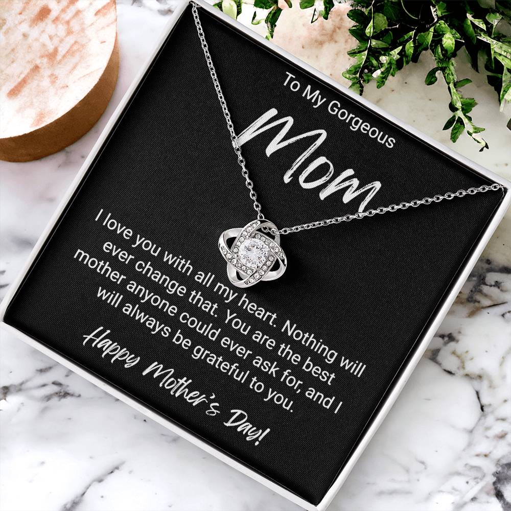 Happy Mother&#39;s Day Gift For Mom - Love Knot Necklace Love Knot Necklace
