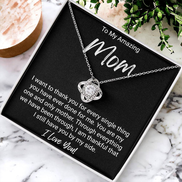 Love Knot Necklace For Mom 1 Love Knot Necklace