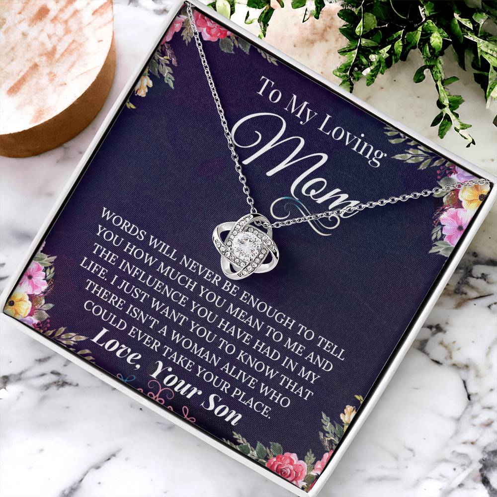 Heartfelt Mother&#39;s Day Ne Love Knot Necklace